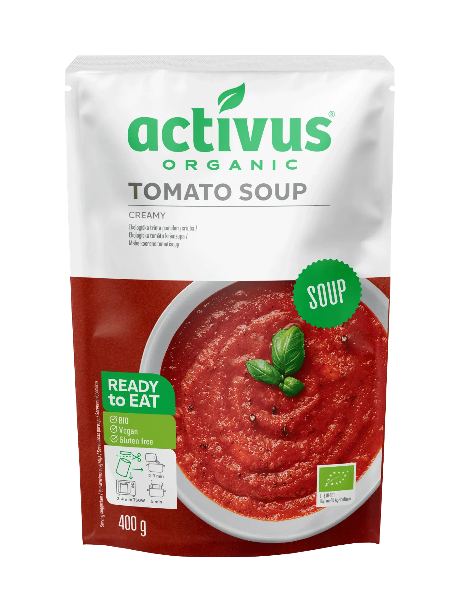 [4779039732560] ACTIVUS Organic Creamy Tomato Soup