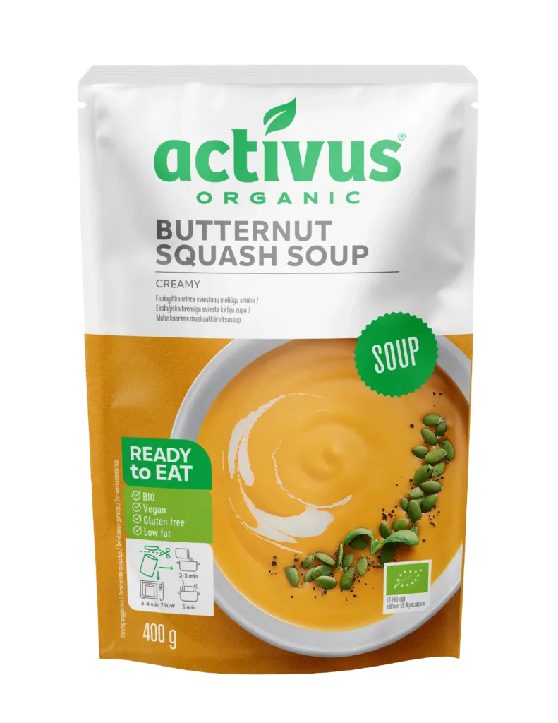 [4779039732614] ACTIVUS Organic Creamy Butternut Squash Soup