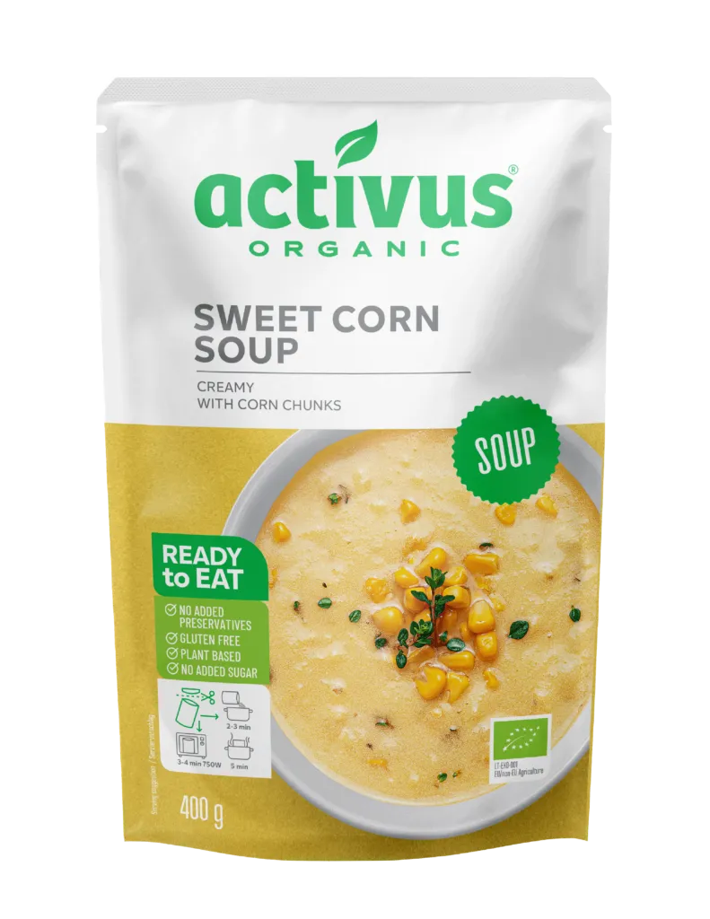 ACTIVUS Organic Creamy Sweet Corn Soup