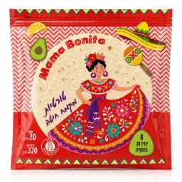 MAMA BONITA טורטיות מקמח חיטה, 8 יח