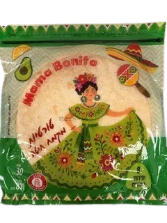MAMA BONITA טורטיות מקמח חיטה, 8 יח
