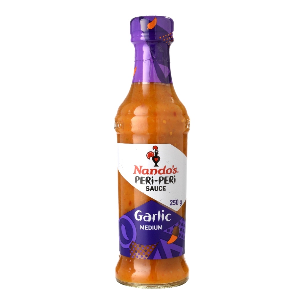 NANDOS רוטב פרי-פרי מדיום שום 250גרם