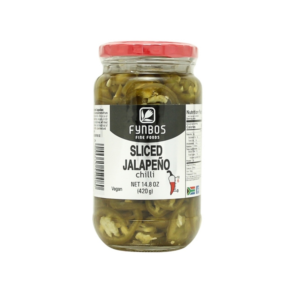 FYNBOS פלפל חלפניו פרוס 420גר כשר