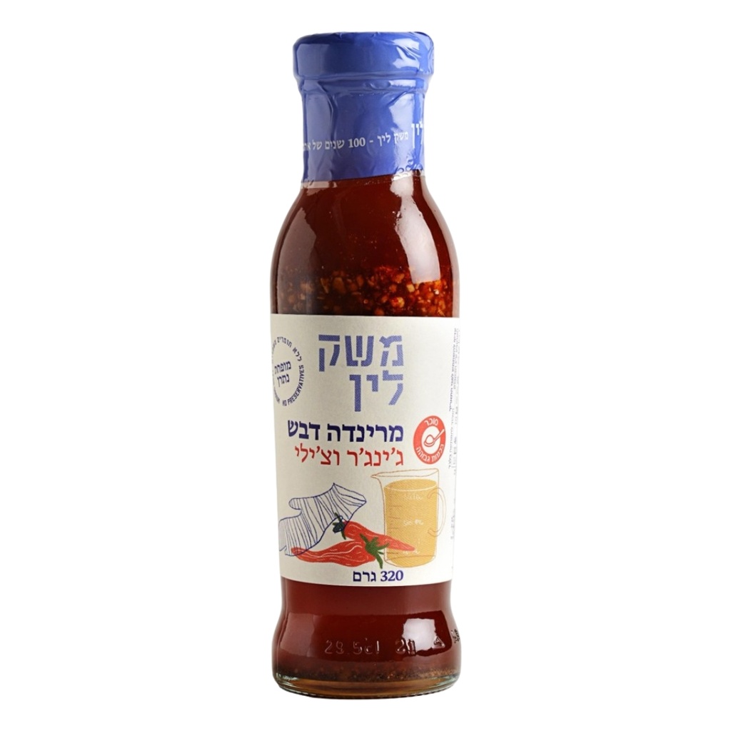 משק לין רוטב דבש  ג'ינג'ר פלפל אדום 320