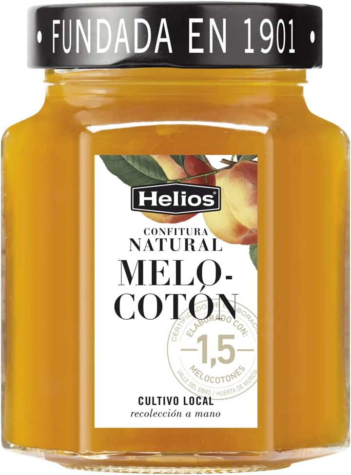 HELIOS קונפיטורה אפרסק 330גר