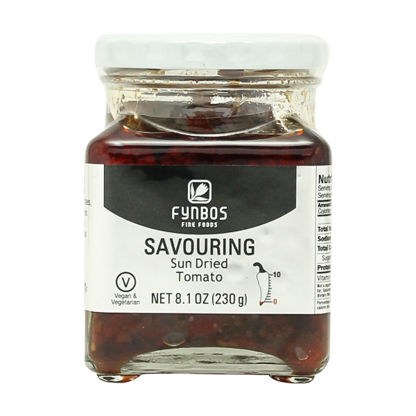 FYNBOS מעדן עגבניות מיובשות בשמש 230גר